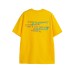Japanese Style Letter Print Design Short Sleeve Round Neck Casual Loose Unisex T-Shirt