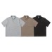 Unisex Relaxed Fit Short Sleeve Button-Down Shirt with Pockets and Stripe Pattern for Men