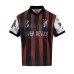 Retro contrasting striped short sleeved T-shirt