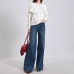 Style Oversized Loose Slimming Turn-down Collar Women's Knitwear Top