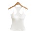 Round neck slim fit top