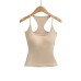 Round neck slim fit top