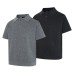 Solid-colored textured knit short sleeves
