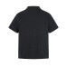Solid-colored textured knit short sleeves