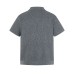 Solid-colored textured knit short sleeves