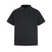 Solid-colored textured knit short sleeves