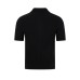 Flip collar simple basic solid color short sleeved T-shirt