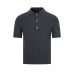 Flip collar simple basic solid color short sleeved T-shirt