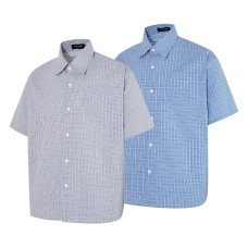 Street urban plaid short sleeved shirt Street urban plaid short sleeved shirt