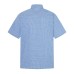 Street urban plaid short sleeved shirt