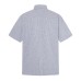 Street urban plaid short sleeved shirt