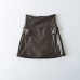 Slim fit high waisted skirt