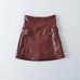 Slim fit high waisted skirt