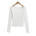 Slim fit long sleeved pullover T-shirt Slim fit long sleeved pullover T-shirt