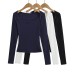 Slim fit long sleeved pullover T-shirt Slim fit long sleeved pullover T-shirt