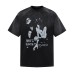 Printed washed and worn short sleeved T-shirt Printed washed and worn short sleeved T-shirt