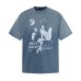 Printed washed and worn short sleeved T-shirt Printed washed and worn short sleeved T-shirt
