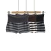 Striped contrasting knitted shorts Striped contrasting knitted shorts