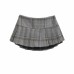 Low waist pleated skirt plaid skirt Low waist pleated skirt plaid skirt