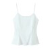 Lace lace waist cinching slimming top