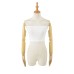 Tight fitting short camisole top