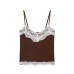 V-neck lace camisole
