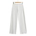 Wide leg pants with loose straps