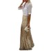 Spring and Autumn Sequin Long Skirt Women's Sequined Skirt