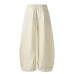 Star embroidery curved knife casual pants for women