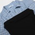 Splicing and contrasting fake two piece top for women Splicing and contrasting fake two piece top for women