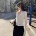 Stand-Up Collar Slim Fit Double Zipper Long Sleeve T-Shirt