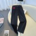 Color Contrast New Narrow Straight Leg Wide Leg Pants Dark High Waist Jeans Women Spring Summer Loose Pants Color Contrast New Narrow Straight Leg Wide Leg Pants Dark High Waist Jeans Women Spring Summer Loose Pants