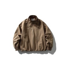 Streetwear Design Workwear Jacket Men's Casual Stand Collar Top Streetwear Design Workwear Jacket Men's Casual Stand Collar Top