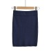 Knitted hip hugging skirt