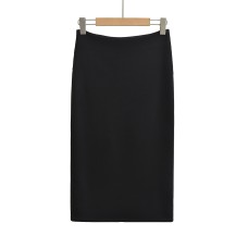 High waisted hip hugging long skirt