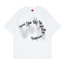 Gothic letter embroidery creative old dirty short sleeves