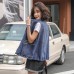 Casual Denim Short Vest Women Plus Size Loose Open Front Jacket Sleeveless Outerwear