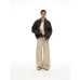 Washed Leopard Print Cargo Jacket Unisex Design Sense Outerwear