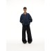 Patchwork Plaid Cargo Jacket Men's Stand Collar Casual Outerwear
