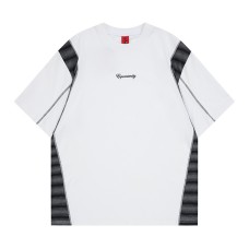 Splicing contrasting short sleeves