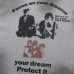 Character print worn out dirty short sleeves