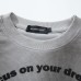 Character print worn out dirty short sleeves