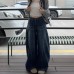 Retro Washed Knife-Edge High Street Wide Leg Jeans for Women, Loose Fit, Tummy Concealing, Slimming Straight Leg, Floor-Length Pants