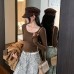 Design Sense Cute Ruffle Knit Top for Women Design Sense Cute Ruffle Knit Top for Women