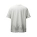 Gradient spray dyeing for dirty short sleeves