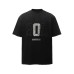 Embroidered short sleeves with letter stickers