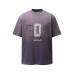 Embroidered short sleeves with letter stickers