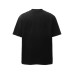 Embroidered short sleeves with letter stickers