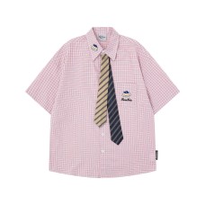 Checkered short sleeved shirt Checkered short sleeved shirt