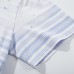 Gradient striped polo shirt